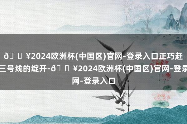 🔥2024欧洲杯(中国区)官网-登录入口正巧赶上了三号线的绽开-🔥2024欧洲杯(中国区)官网-登录入口