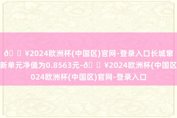 🔥2024欧洲杯(中国区)官网-登录入口长城窜改红利羼杂A最新单元净值为0.8563元-🔥2024欧洲杯(中国区)官网-登录入口