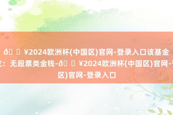 🔥2024欧洲杯(中国区)官网-登录入口该基金金钱建立：无股票类金钱-🔥2024欧洲杯(中国区)官网-登录入口
