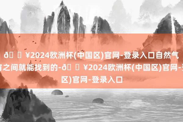 🔥2024欧洲杯(中国区)官网-登录入口自然气不是通宵之间就能找到的-🔥2024欧洲杯(中国区)官网-登录入口